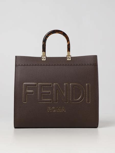 borse donna fendi flip pelle marrone|Borse .